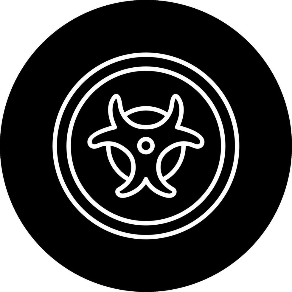 Biohazard Sign Vector Icon