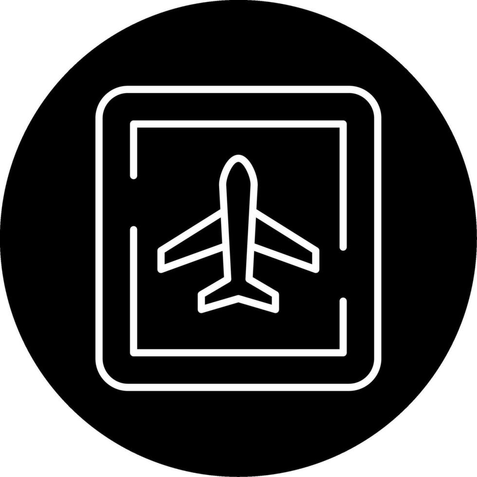 Airport Sign Vector Icon