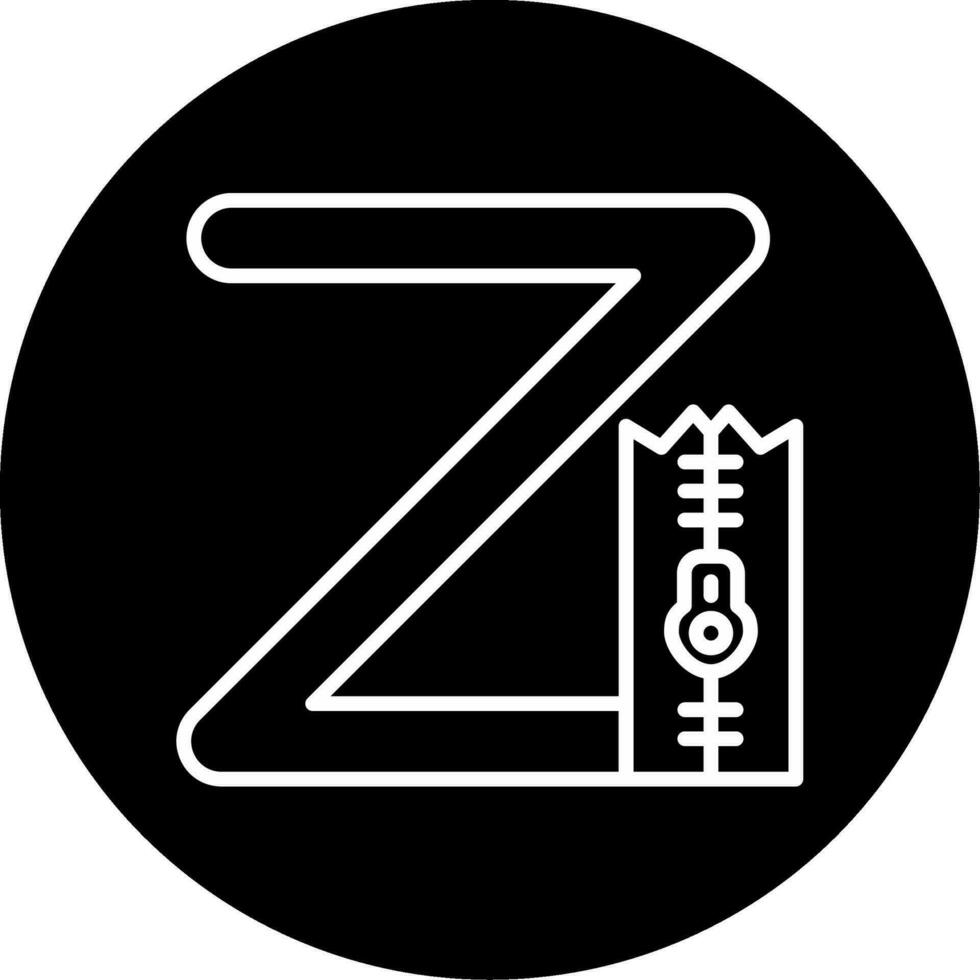 Small Z Vector Icon