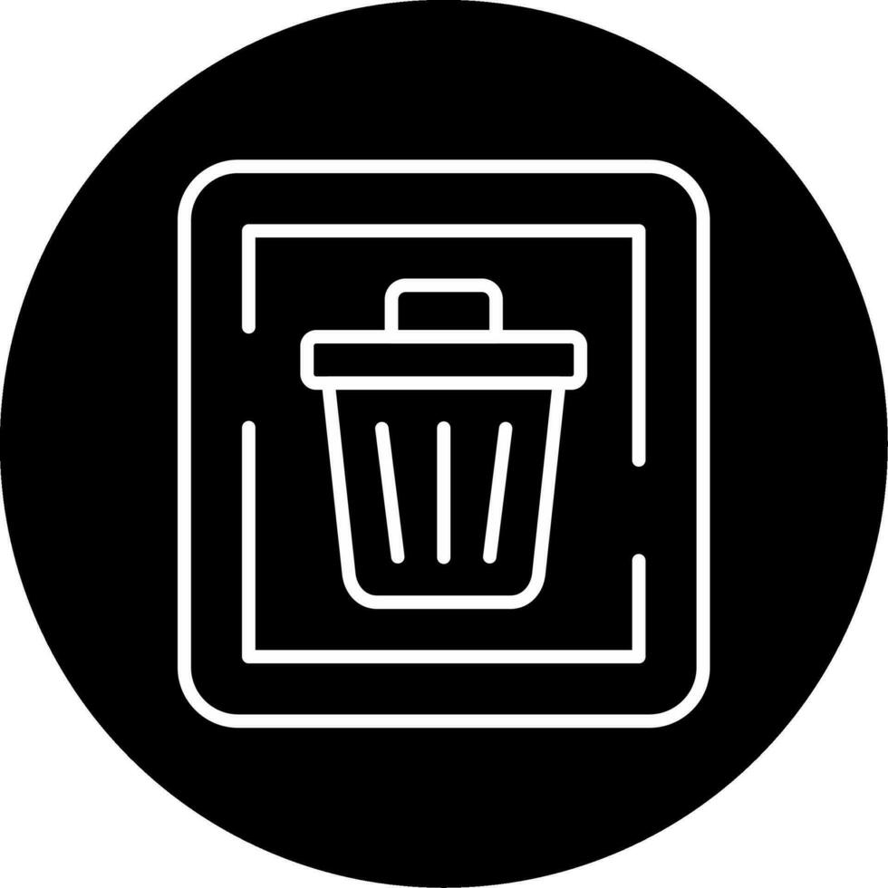 Trash Sign Vector Icon