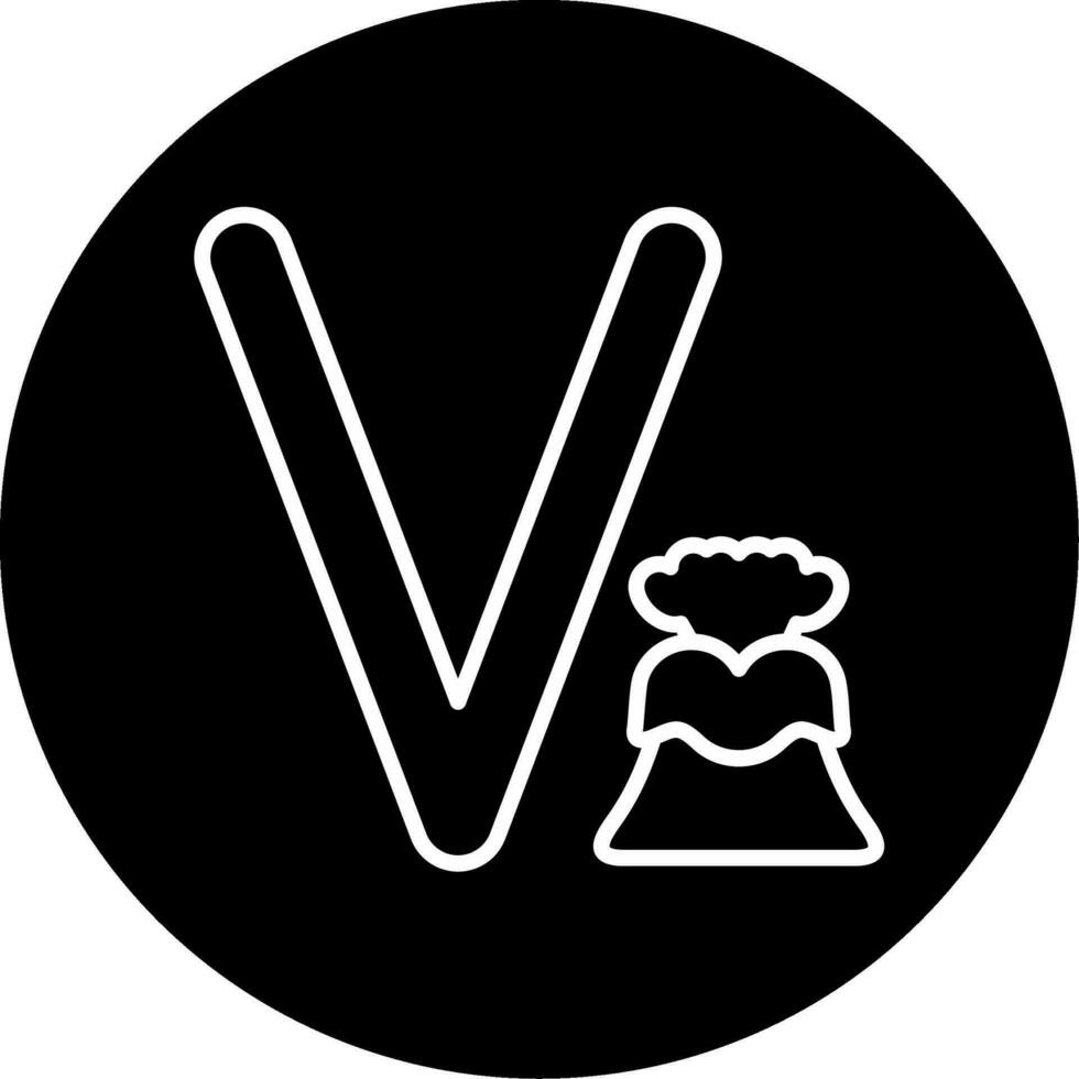 Small V Vector Icon
