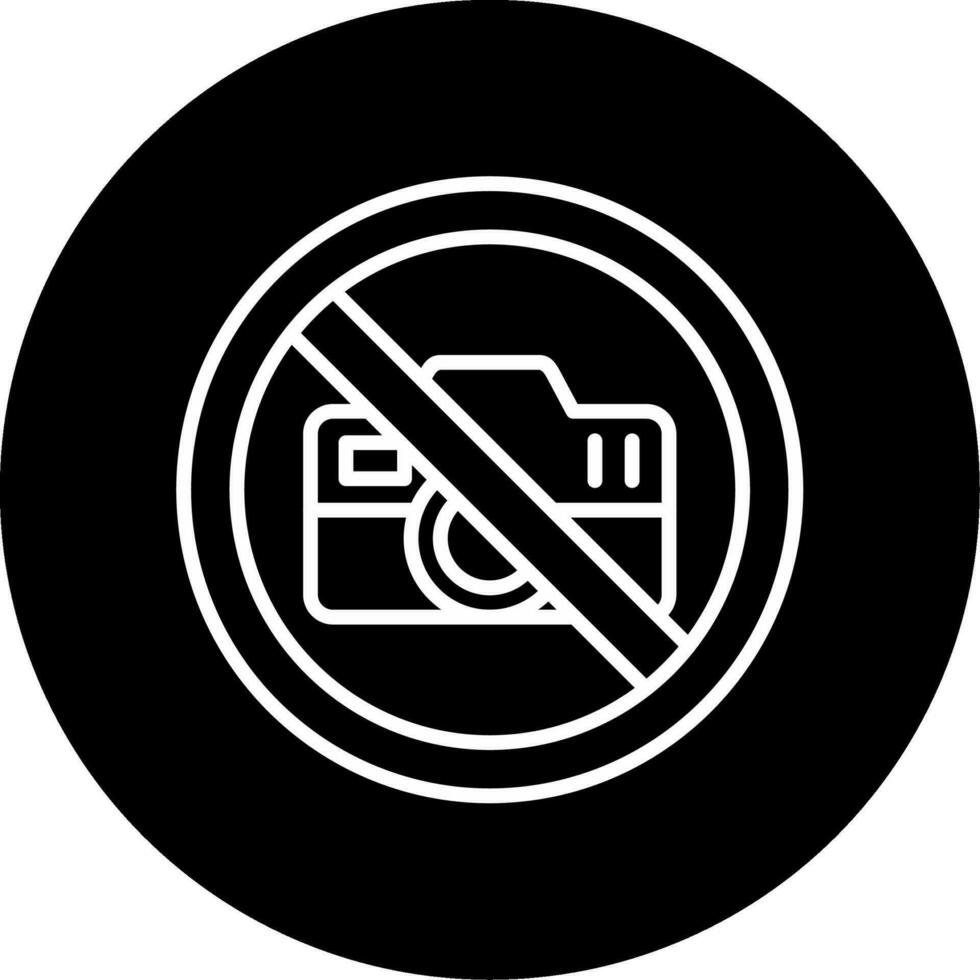 No Camera Vector Icon