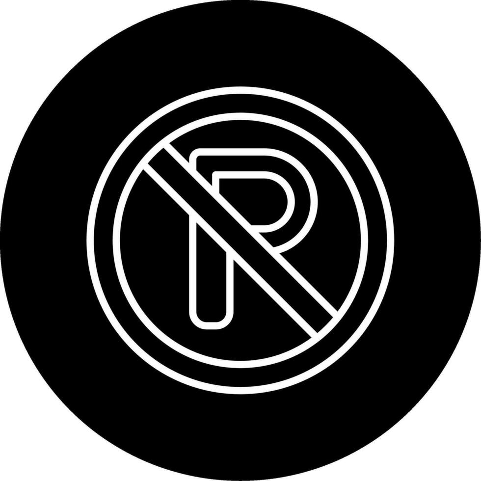 No Parking Vector Icon