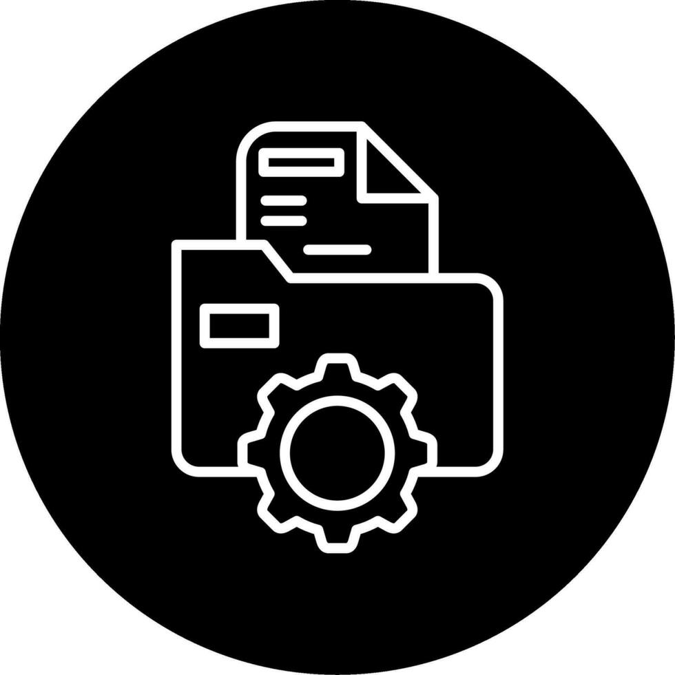 Folder Management Vector Icon