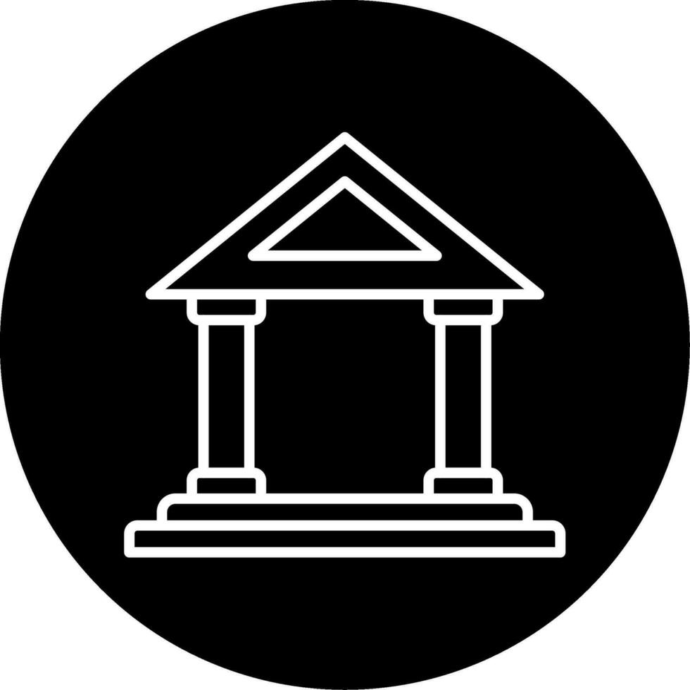 icono de vector de banco