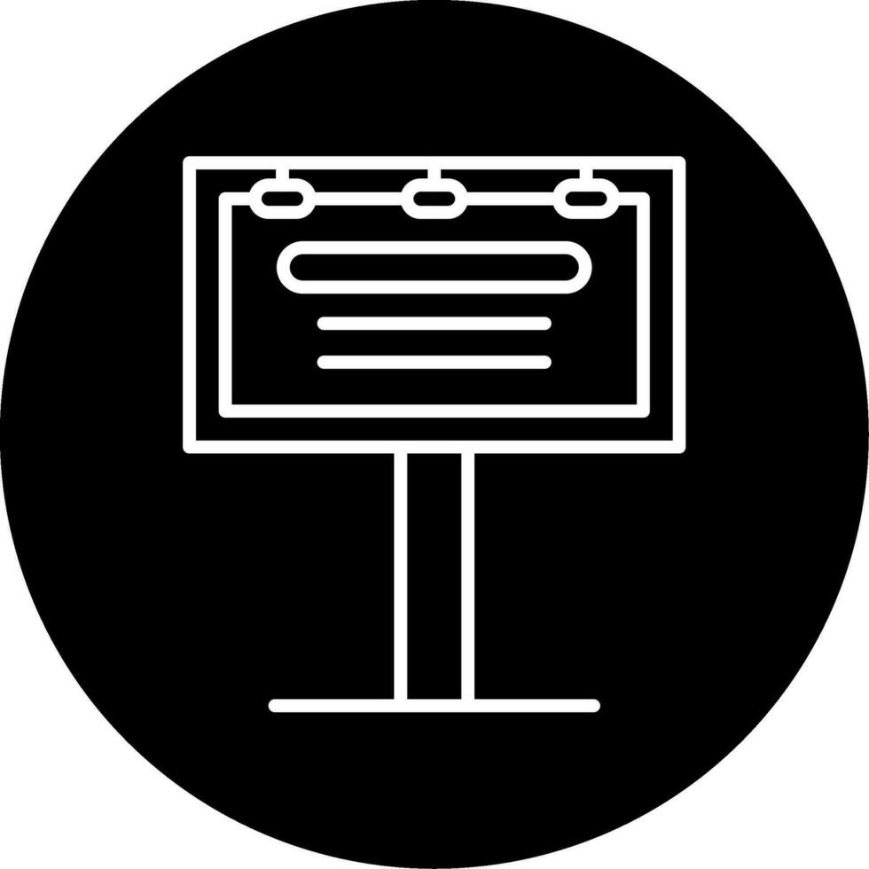 Billboard Vector Icon