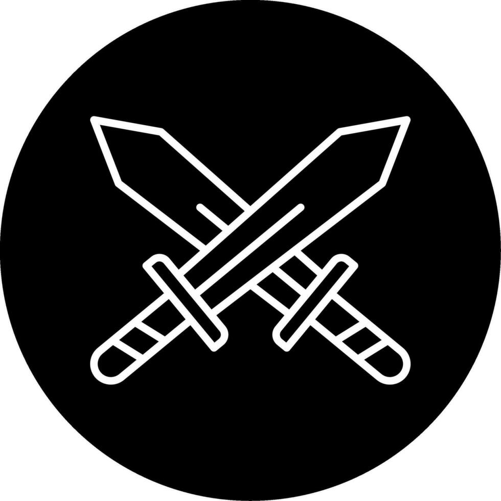 icono de vector de espada