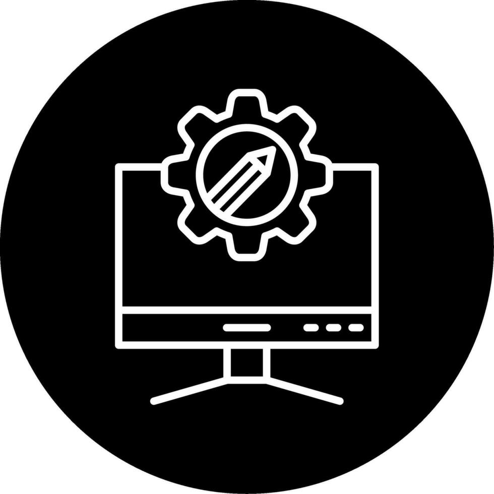 Computer Vector Icon