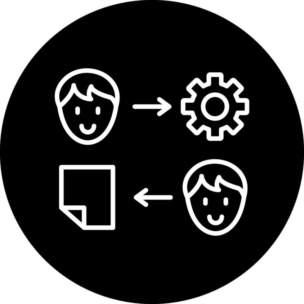 roles vector icono