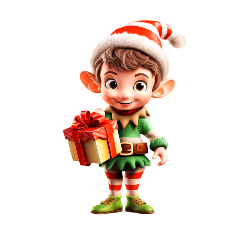 Christmas elf Ai Generative png