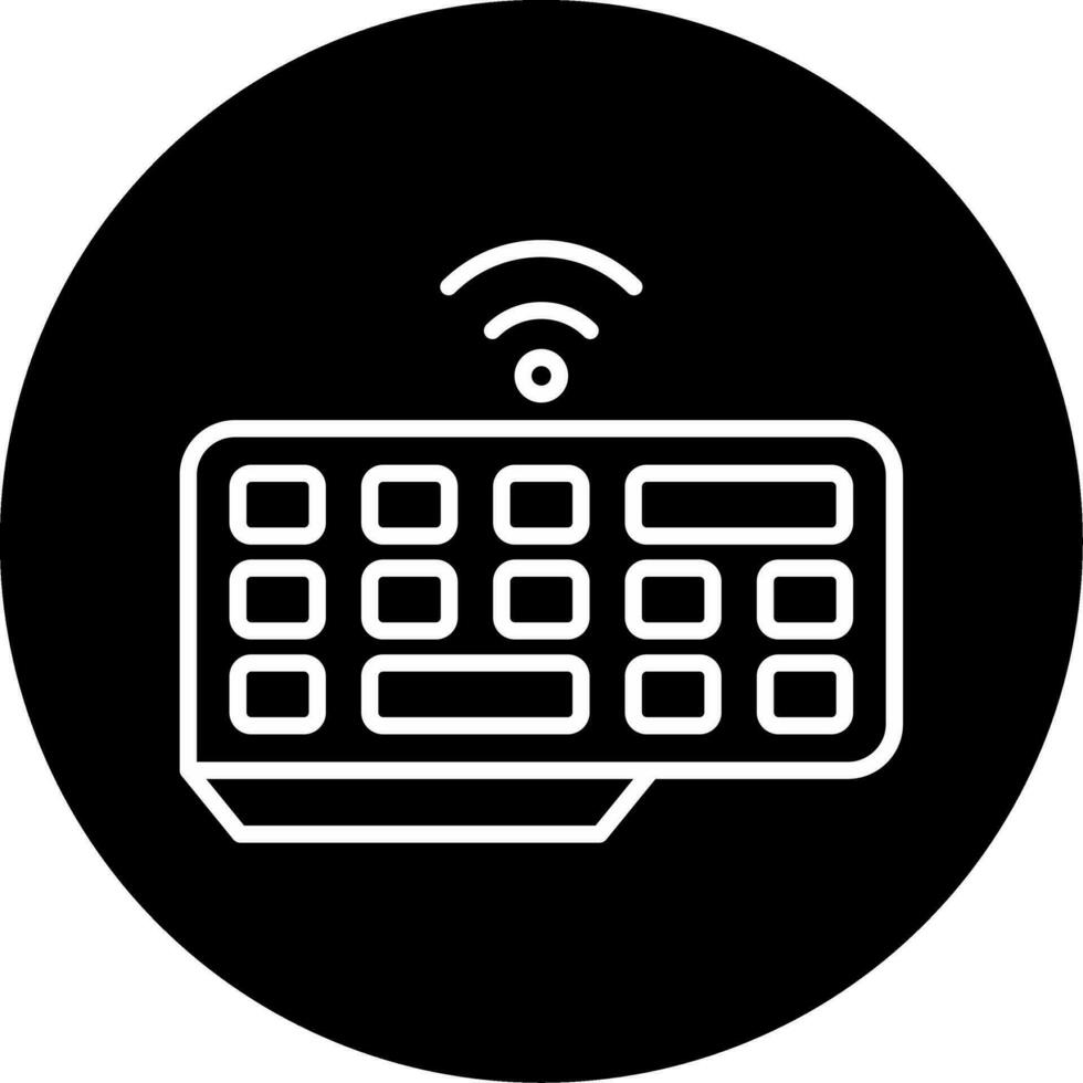 Wireless Keyboard Vector Icon