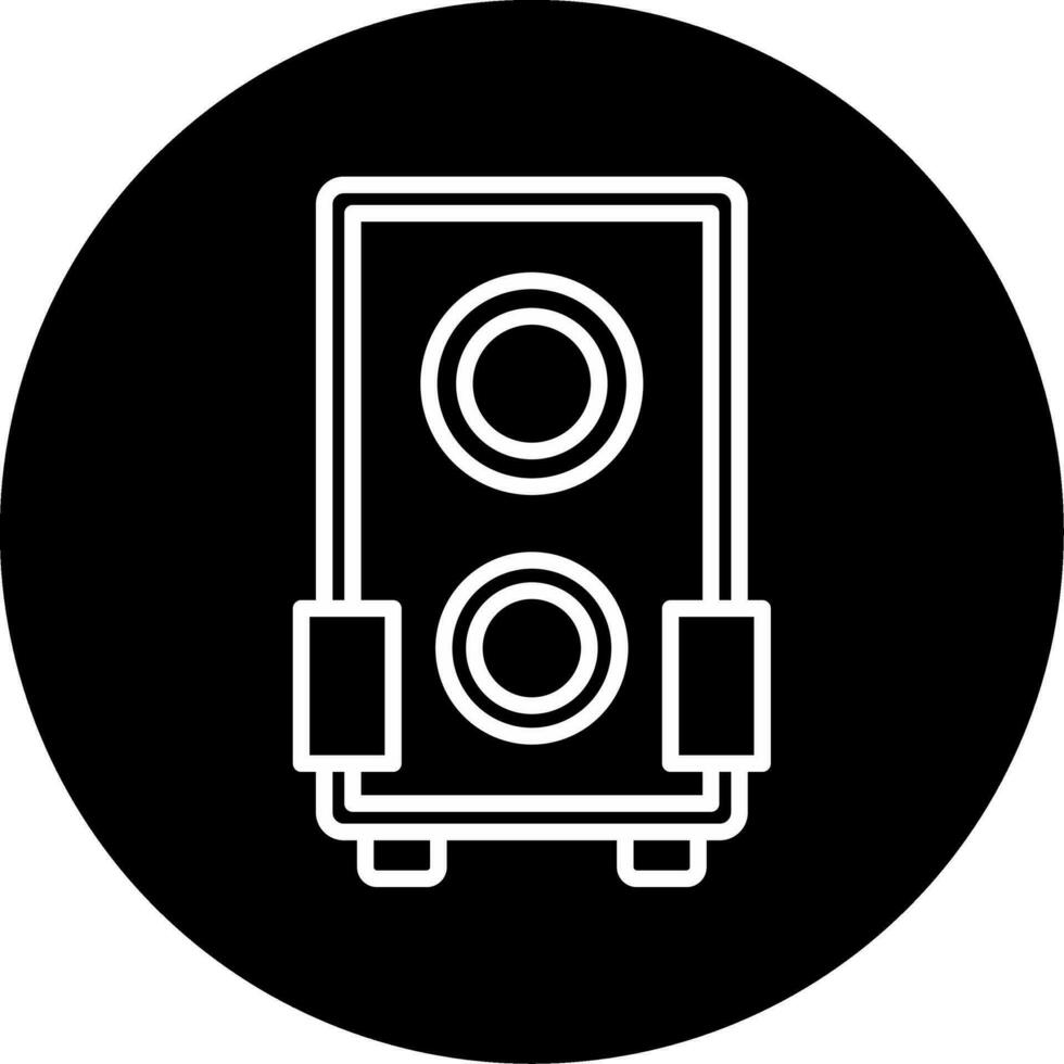 subwoofer vector icono