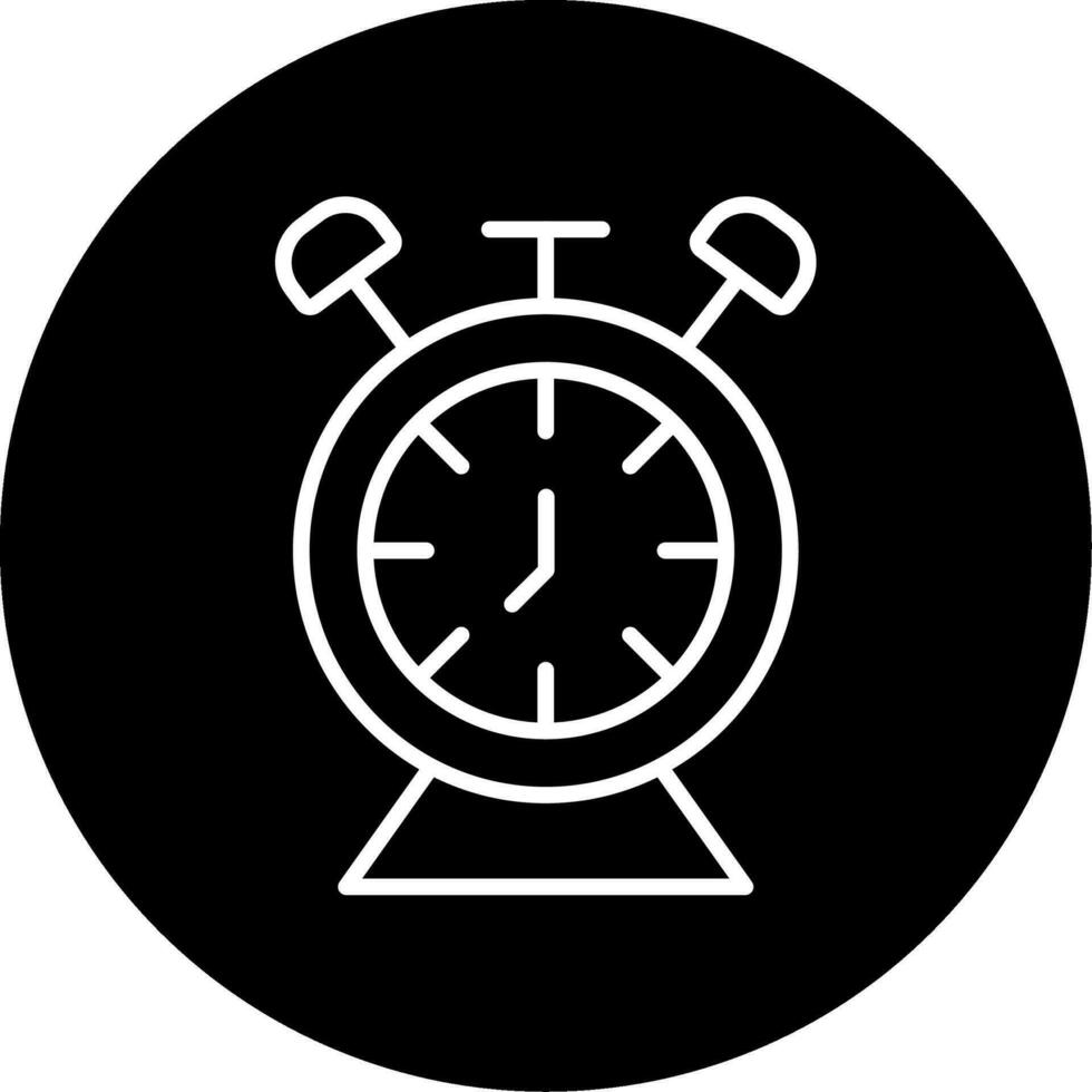 Desk Clock Vector Icon