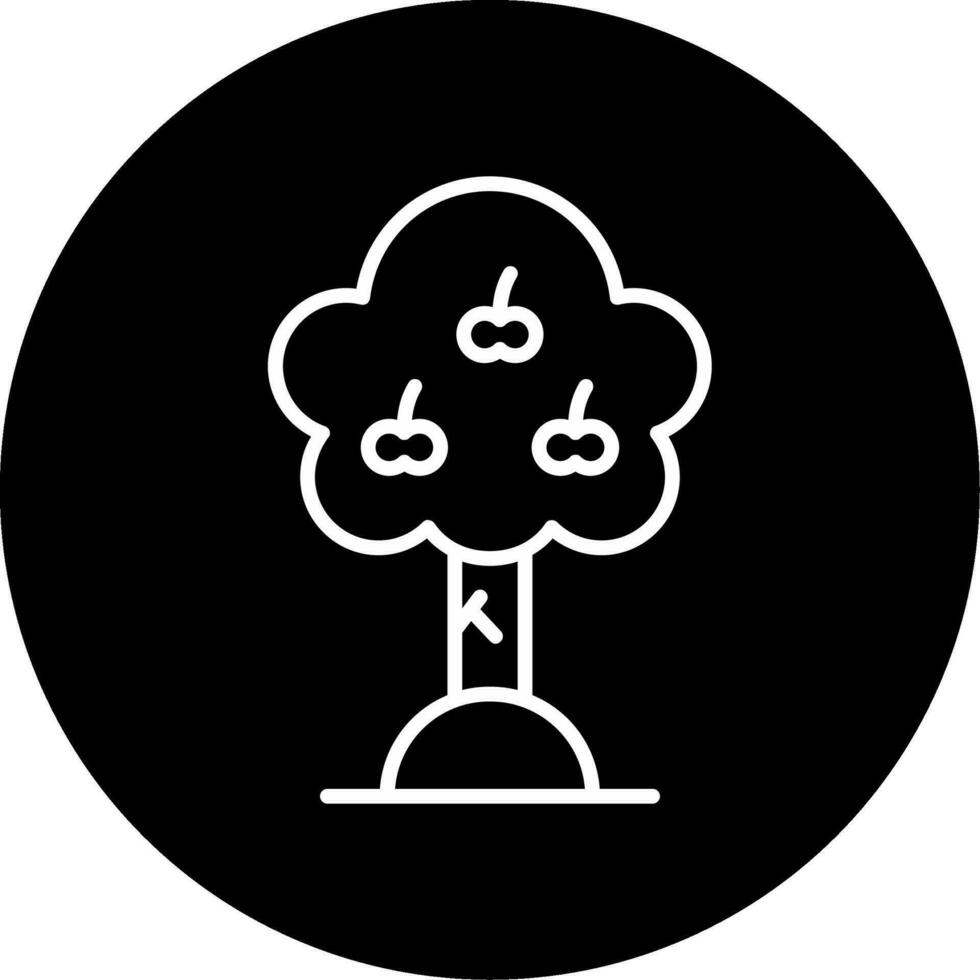 Apple Tree Vector Icon