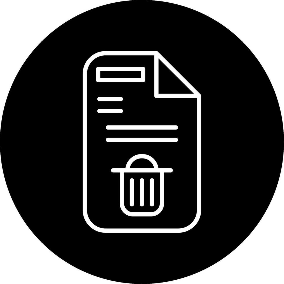 Delete Button Vector Icon