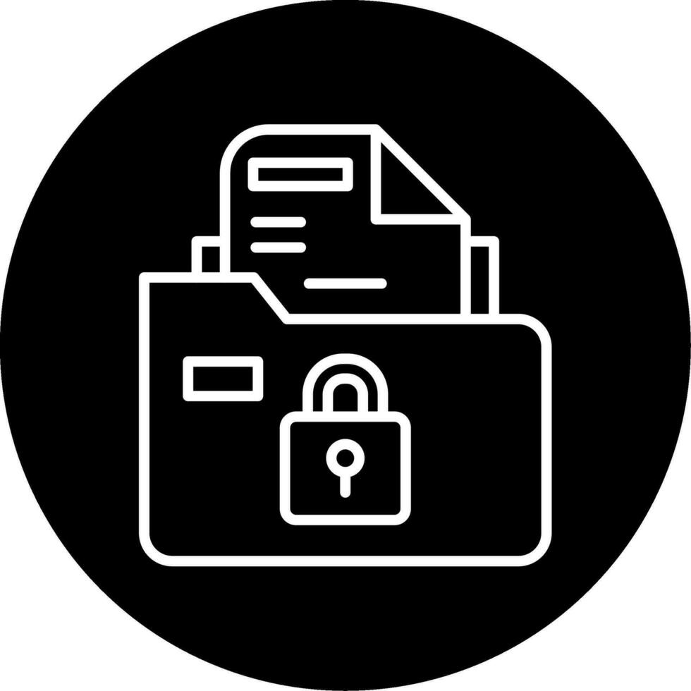 Secure Folder Vector Icon