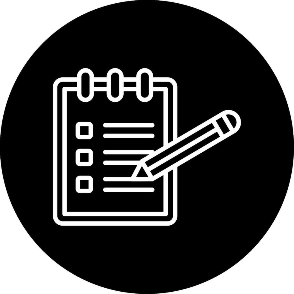 Notepad Vector Icon