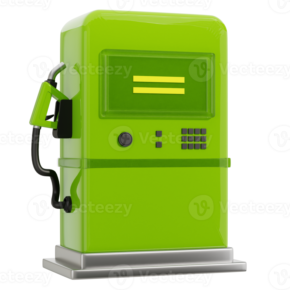 Biofuel pump nozzle Station 3D Icon png