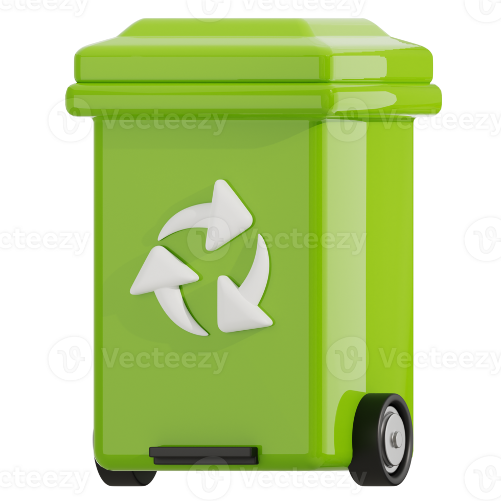 recycle bin 3D Icon png