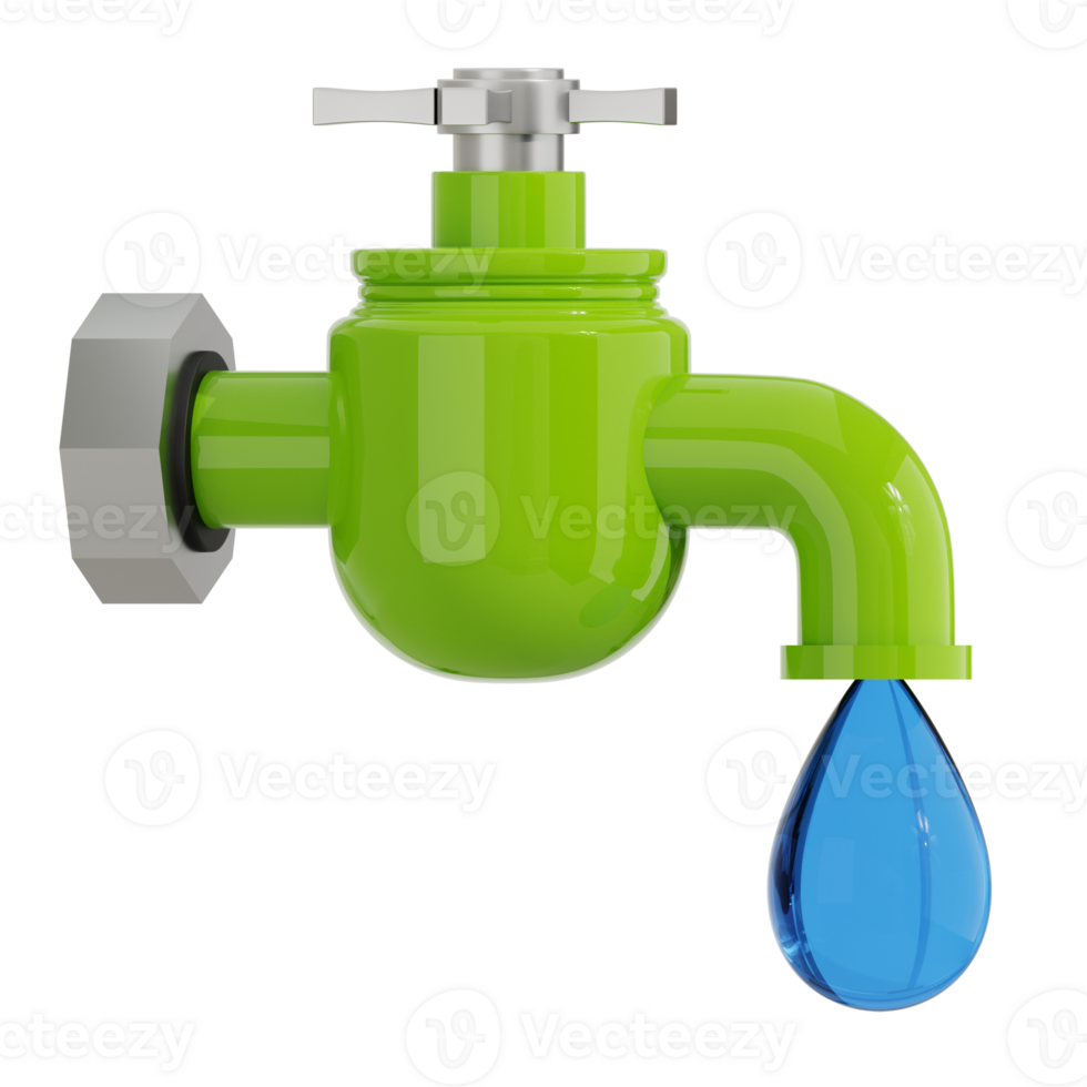 water tap 3D Icon png