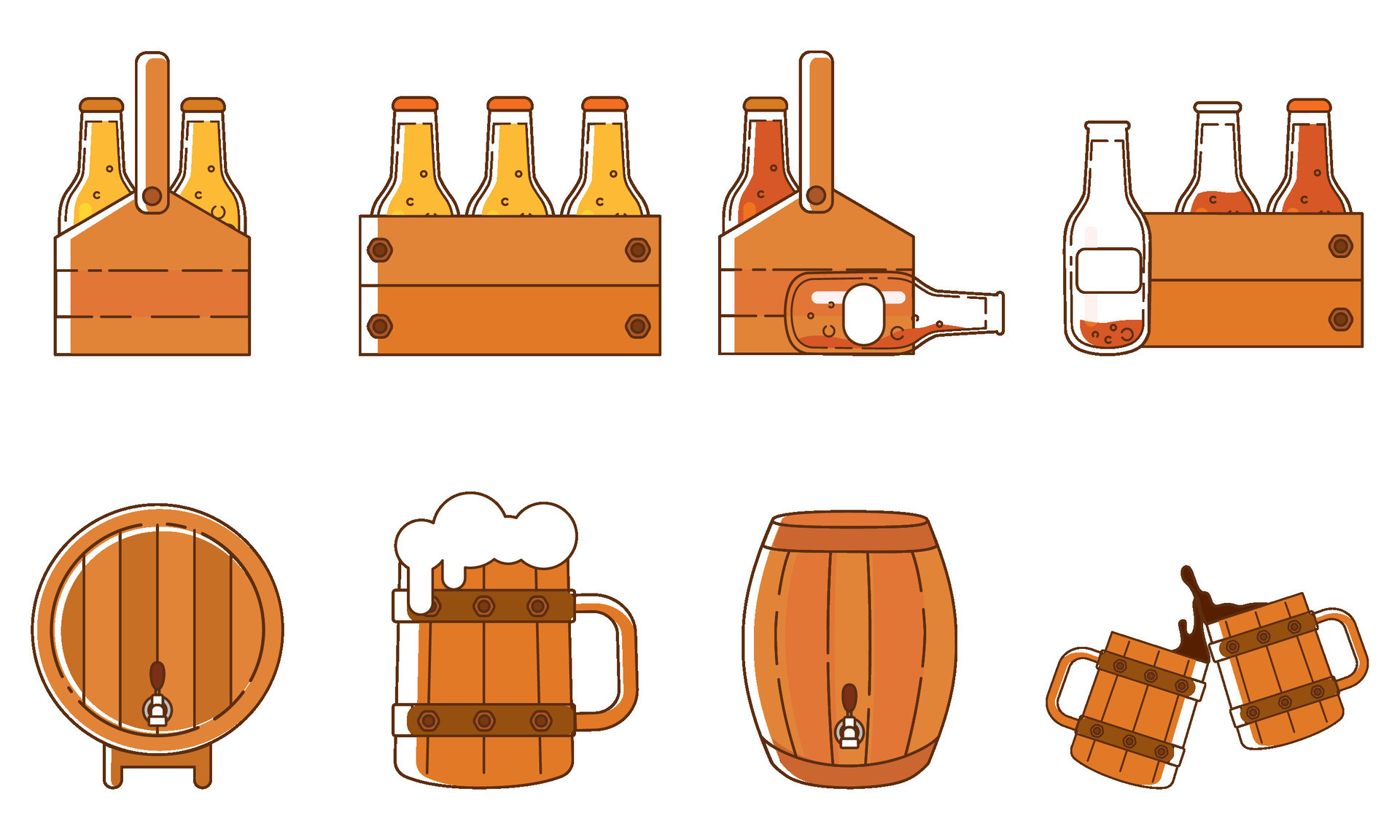 Set Of Colored Beer Icons Vector Illustration 32547841 Vector Art At set-of-colored-beer-icons-vector-illustration-32547841-vector-art-at