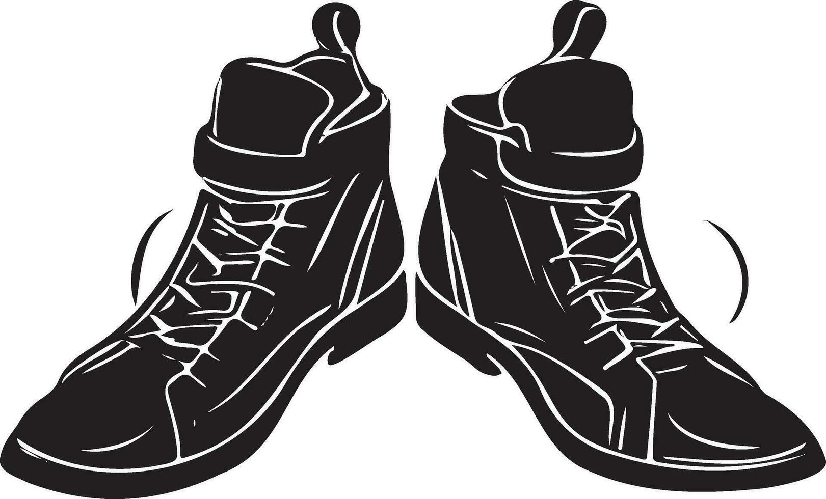 Pair Of Shoes Logo Vector