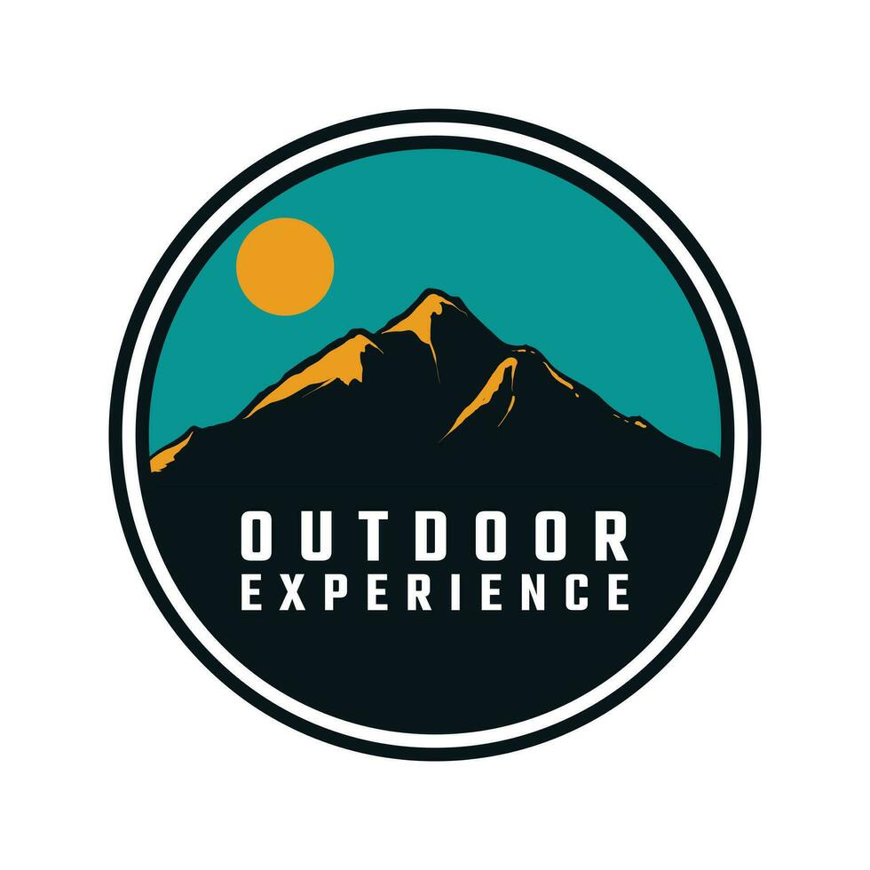 Mountain Logo, Adventure logo. vector illustration for t-shirt and other