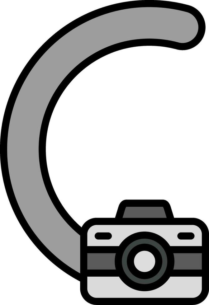 line filled grey vector