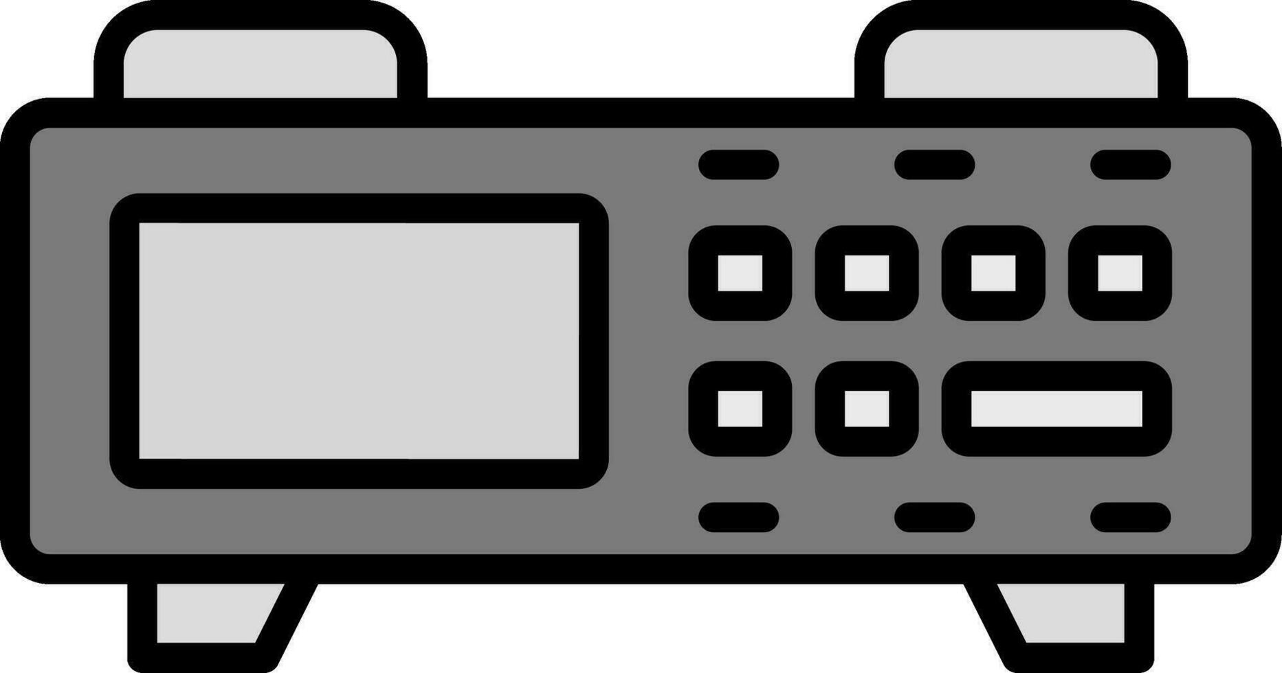 line filled grey vector