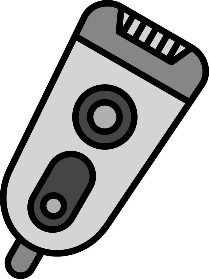 line filled grey vector