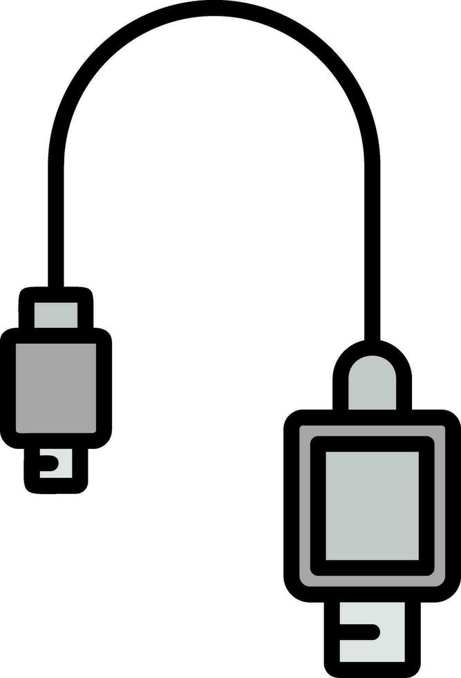 line filled grey vector