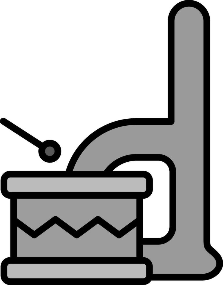line filled grey vector