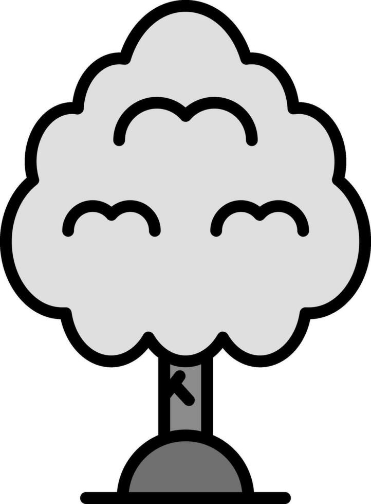 line filled grey vector