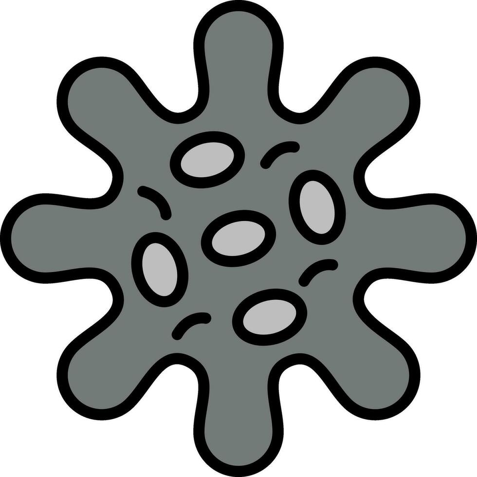 line filled grey vector