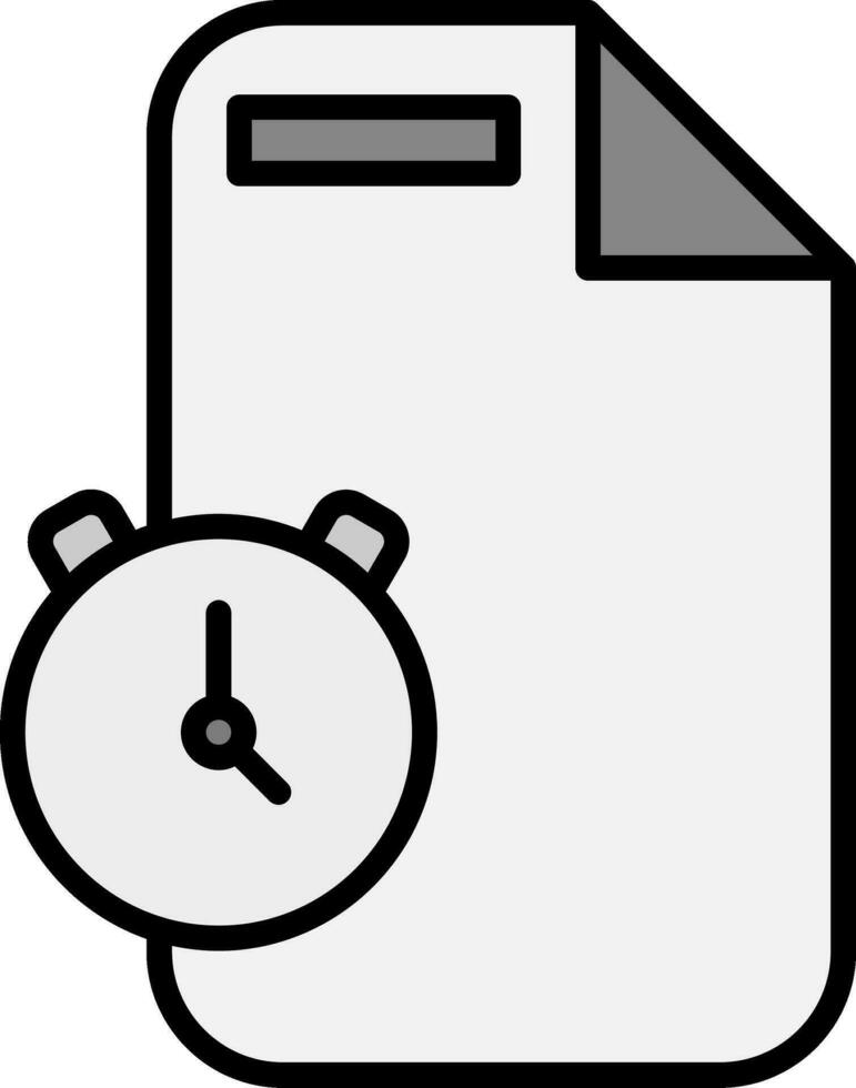line filled grey vector