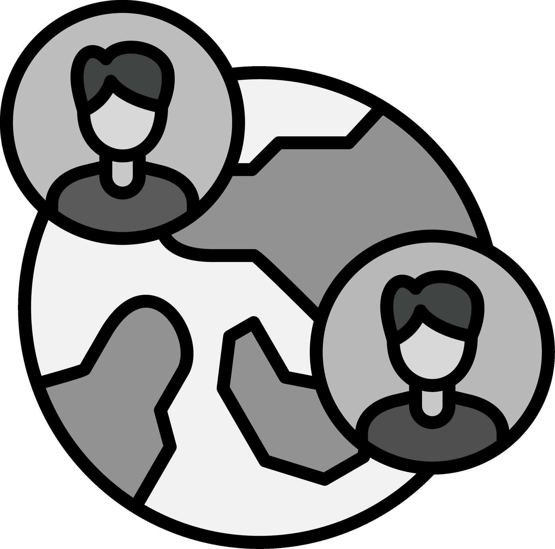line filled grey 32548417 Vector Art at Vecteezy