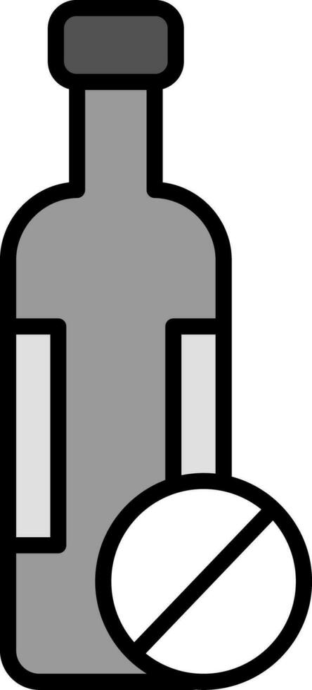line filled grey vector