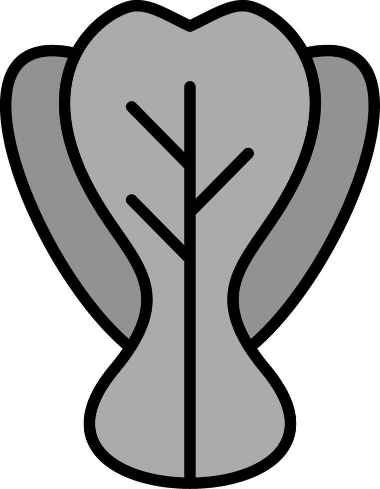 line filled grey vector