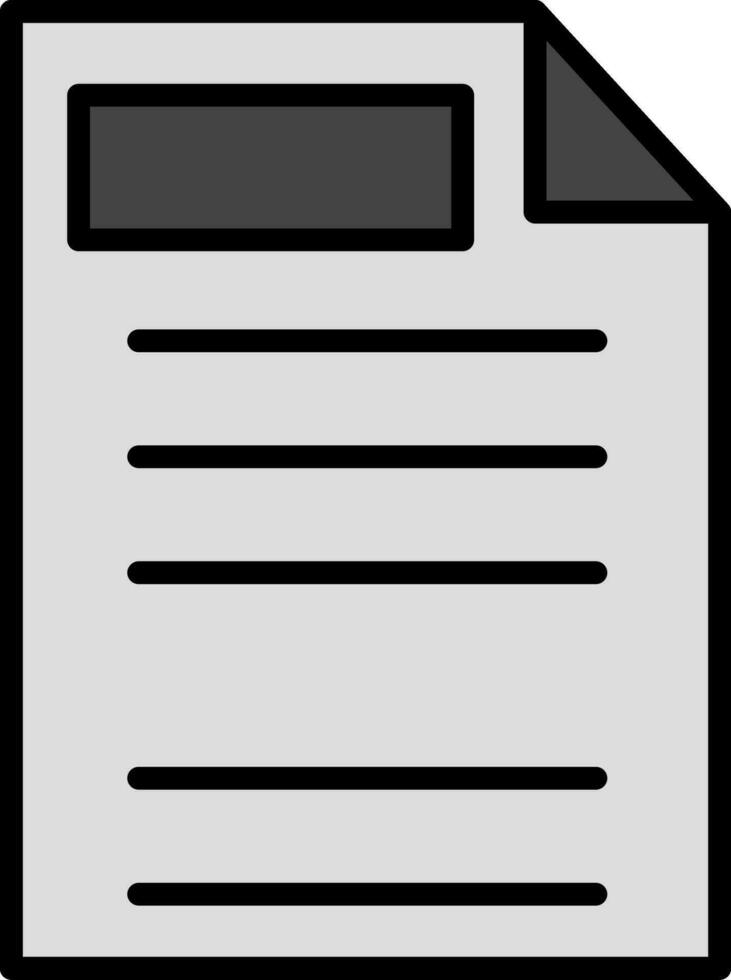 line filled grey vector