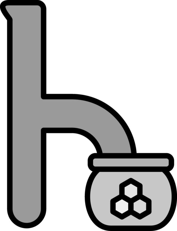 line filled grey vector