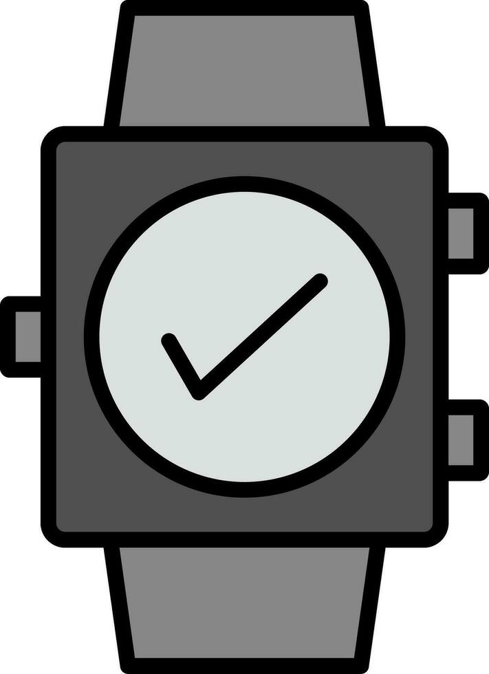 line filled grey vector