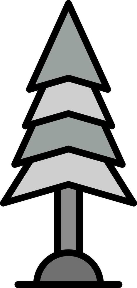 line filled grey vector