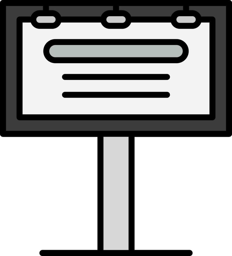 line filled grey vector
