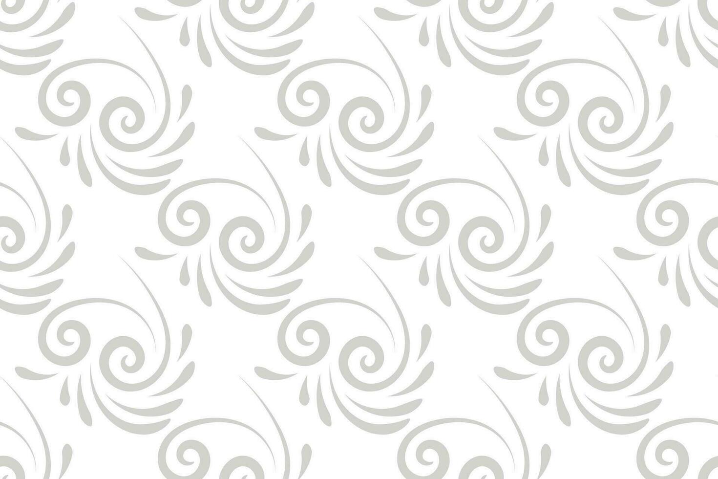 floral seamless abstract grey pattern background vector
