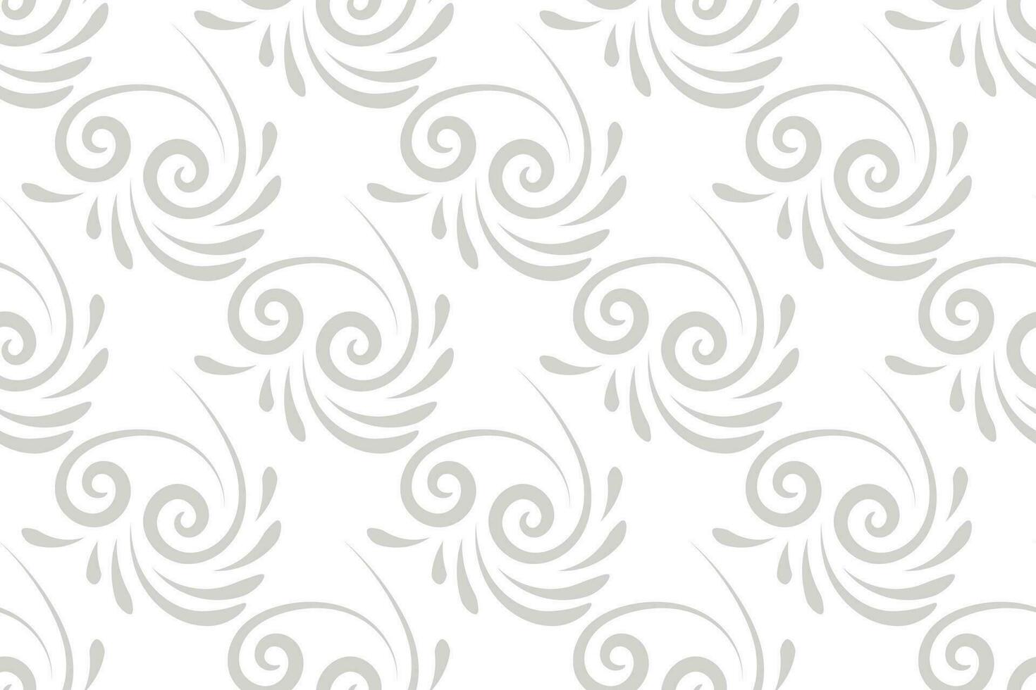 floral seamless abstract grey pattern background vector