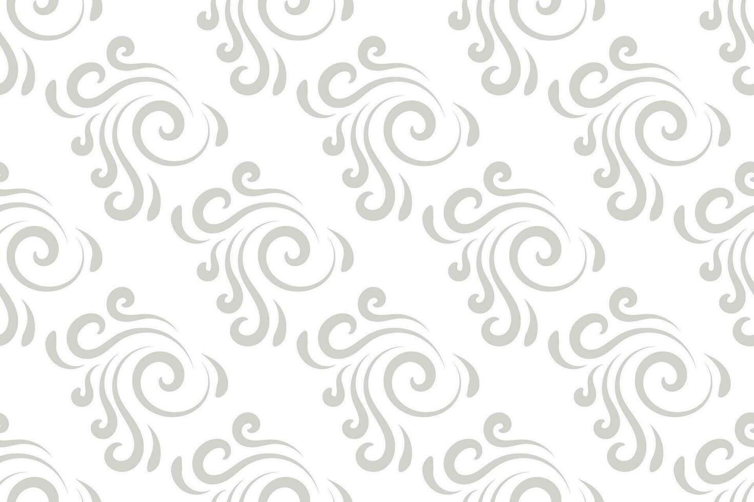 floral seamless abstract grey pattern background vector