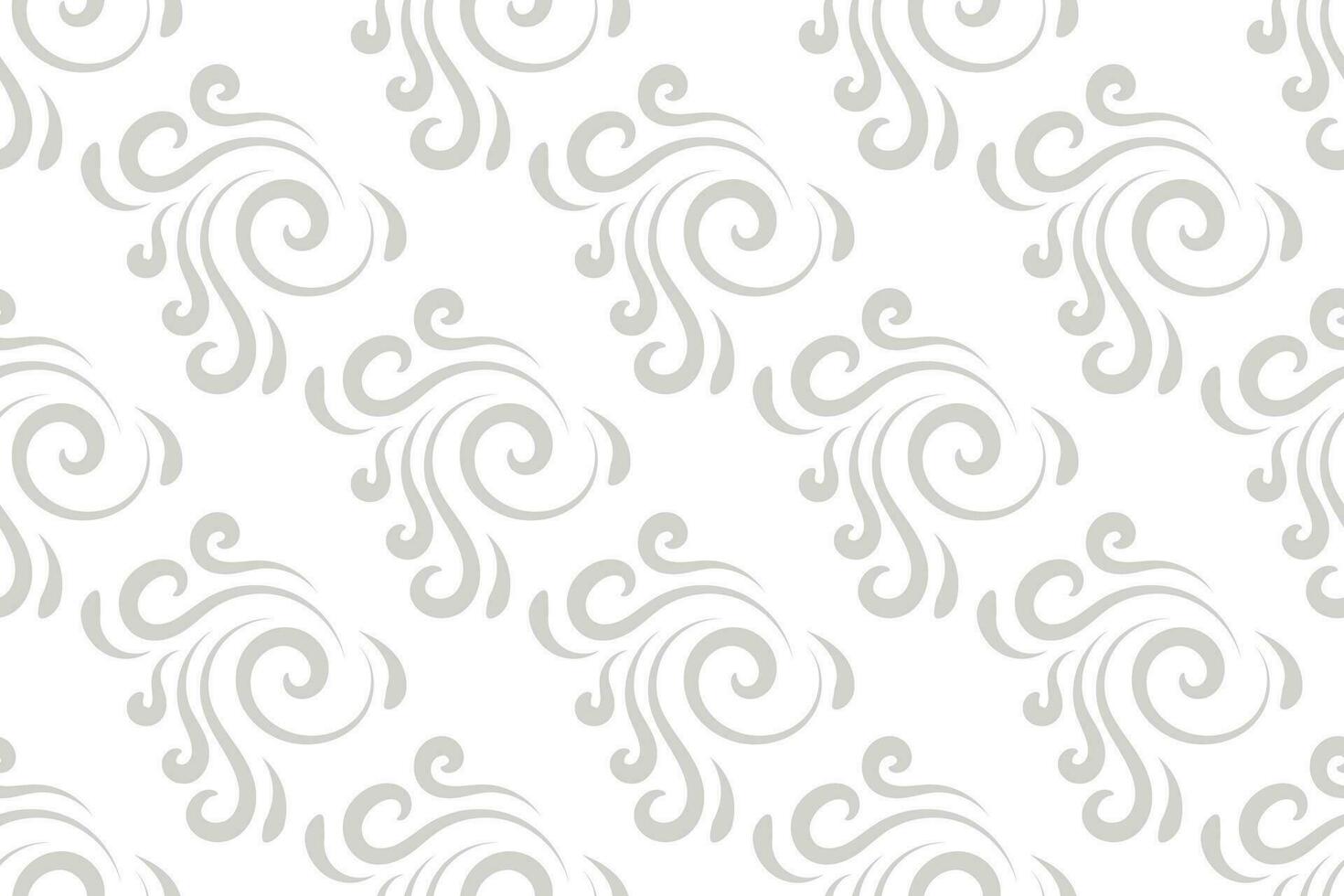 floral seamless abstract grey pattern background vector