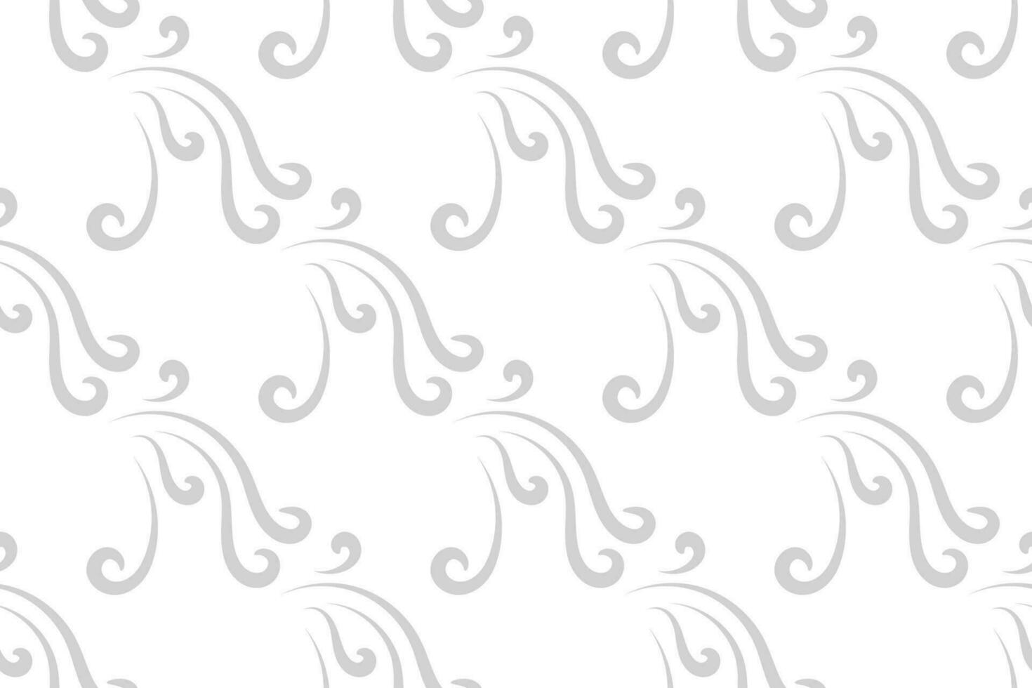 floral seamless abstract grey pattern background vector