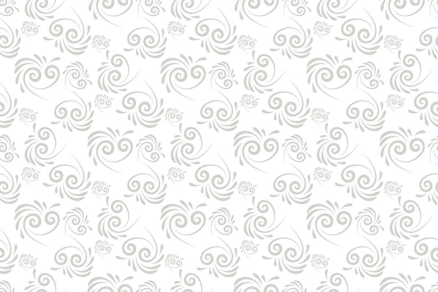 floral seamless abstract grey pattern background vector