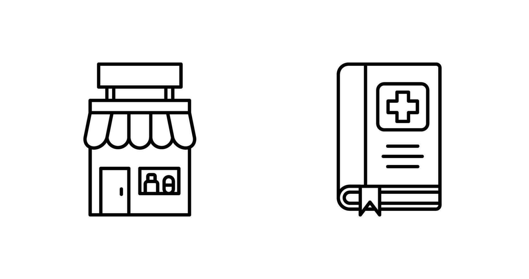 Dispensary and Medical Icon vector